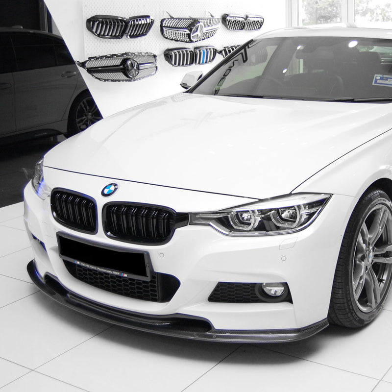 BMW F30/F31 3-Serie Varis Style Carbon Fiber Frontleppe - Sportsdeler