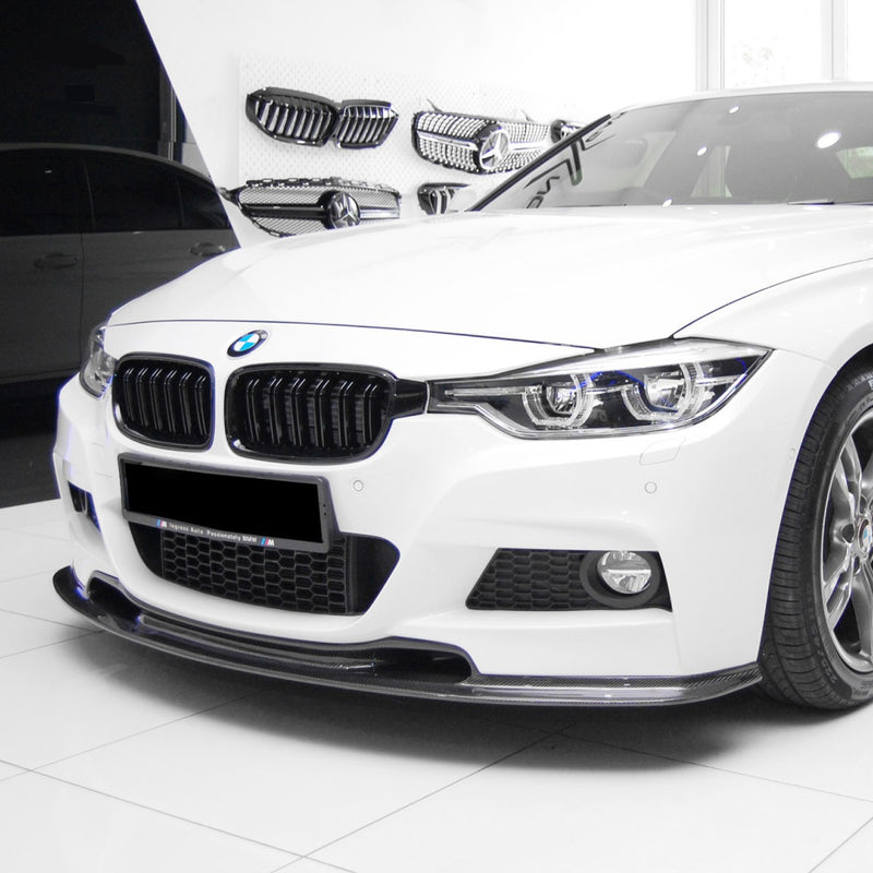 BMW F30/F31 3-Serie Varis Style Carbon Fiber Frontleppe - Sportsdeler