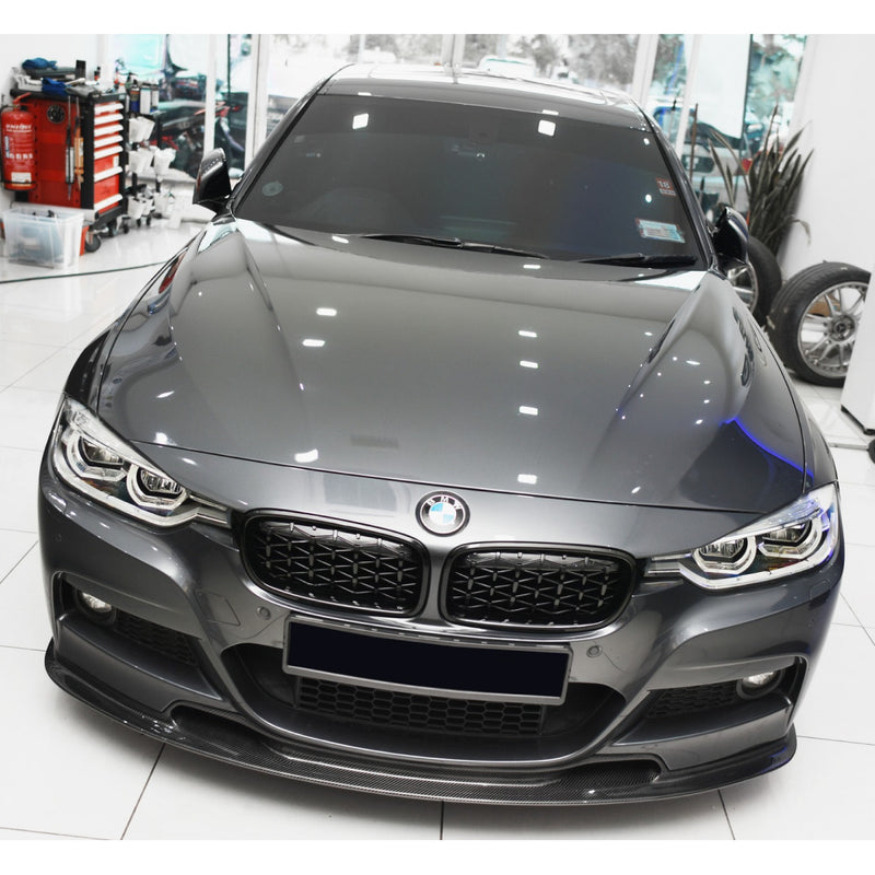 BMW F30/F31 3-Serie Varis Style Carbon Fiber Frontleppe - Sportsdeler