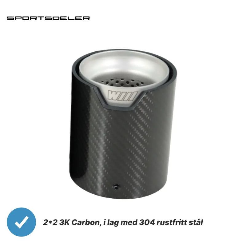 BMW M Performance Carbon Endestusser - Sportsdeler