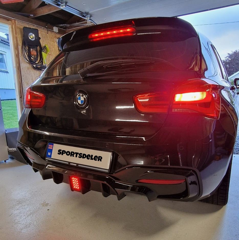 BMW 1-Serie F20/F21 LCI M135i Style Diffuser Med LED - Sportsdeler