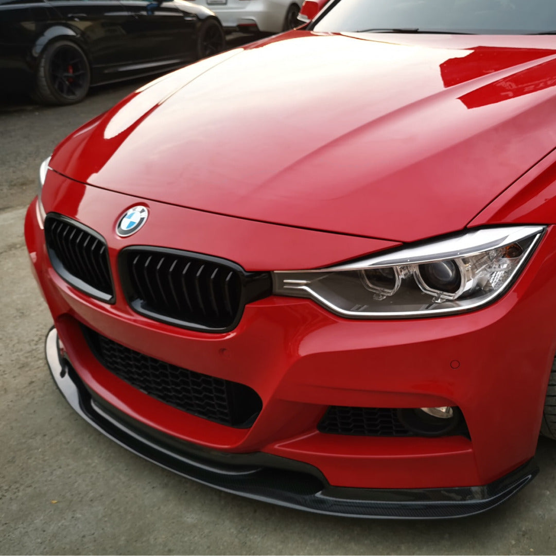 BMW F30/F31 3-Serie Varis Frontleppe "Gloss Black" - Sportsdeler