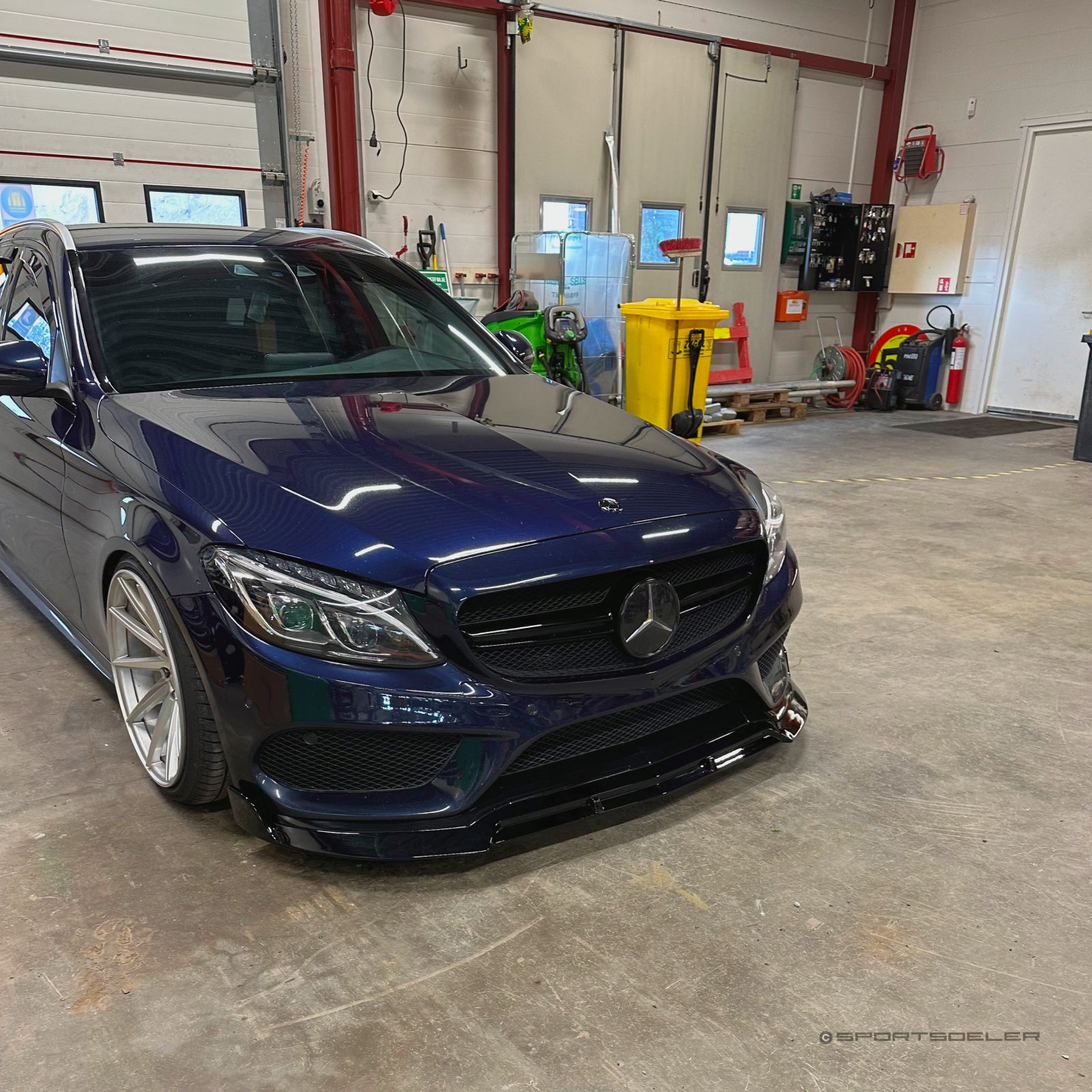 Mercedes C klasse W205/S205/C205 AMG Brabus Style Frontleppe - Sportsdeler