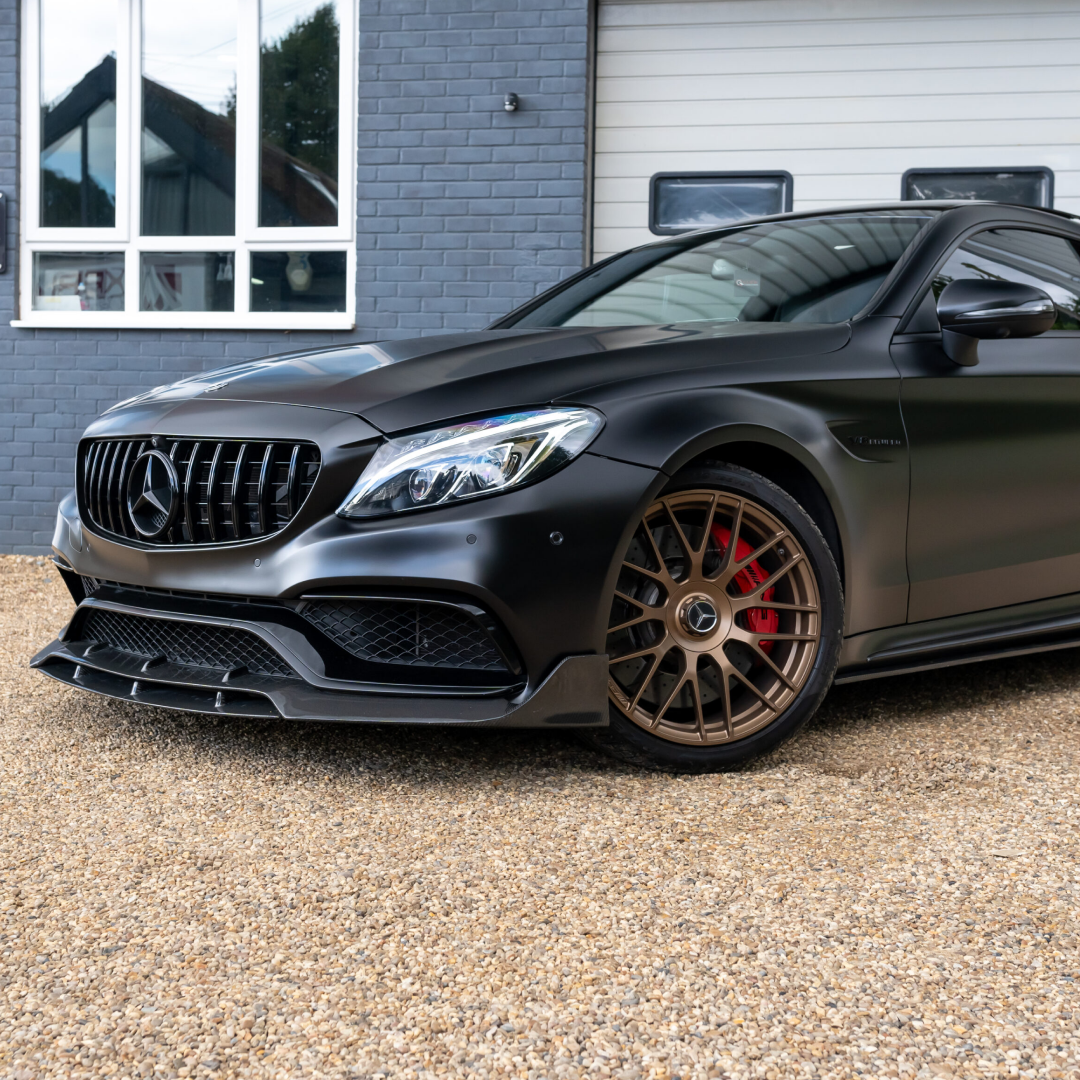 Mercedes C63 W205/S205/C205 Carbon Fiber Frontleppe - Sportsdeler