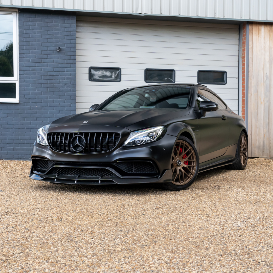 Mercedes C63 W205/S205/C205 Carbon Fiber Frontleppe - Sportsdeler