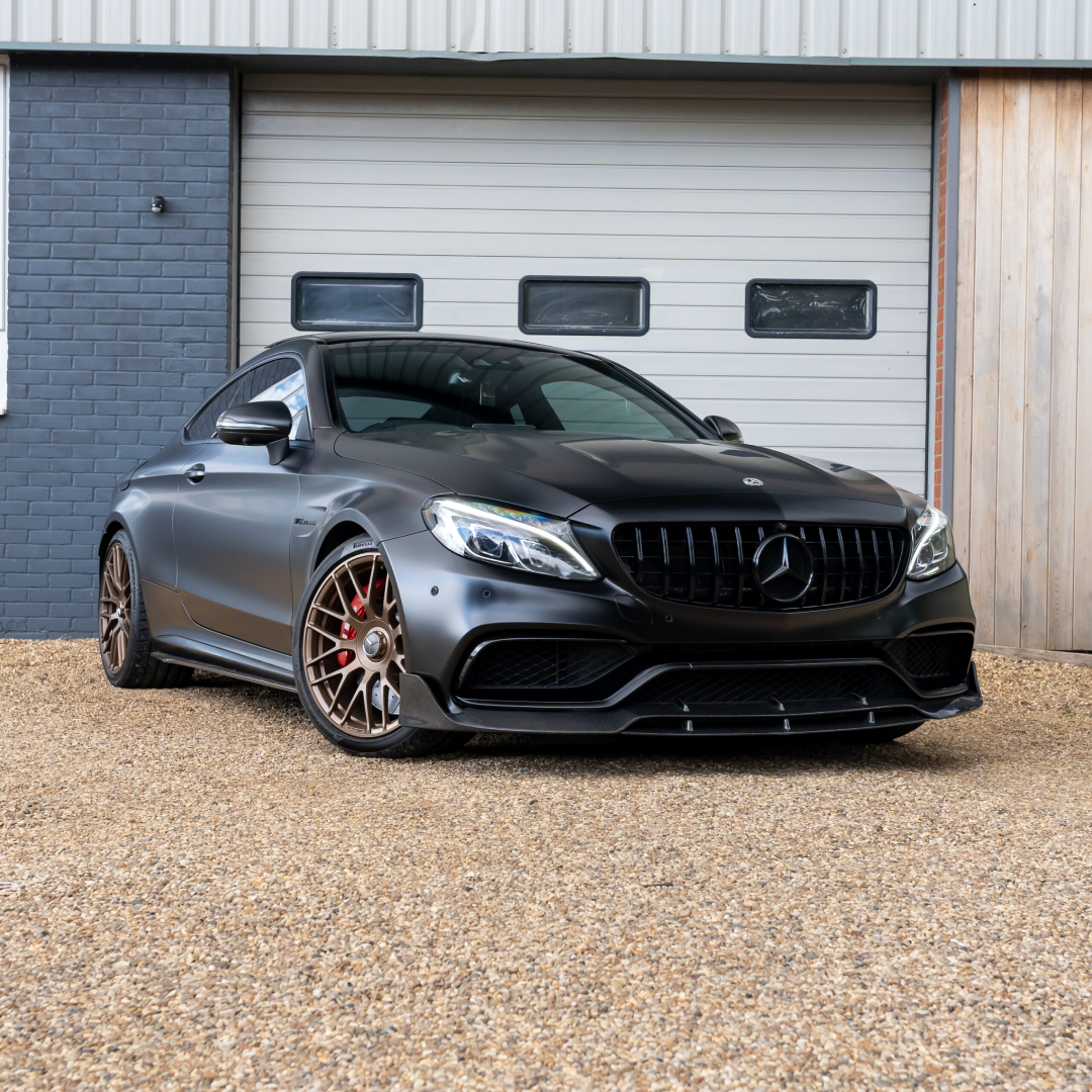 Mercedes C63 W205/S205/C205 Carbon Fiber Frontleppe - Sportsdeler