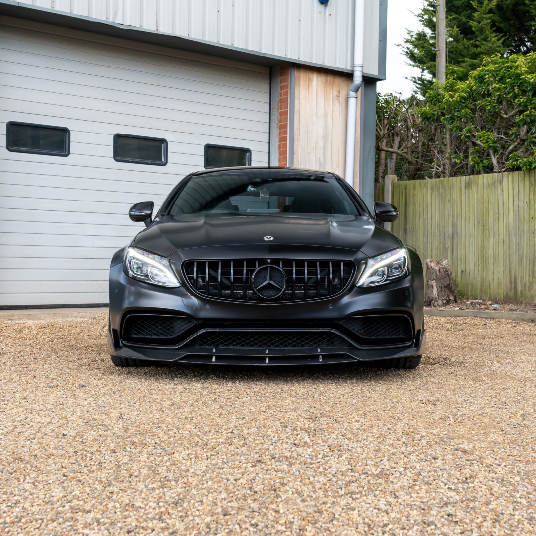 Mercedes C63 W205/S205/C205 Carbon Fiber Frontleppe - Sportsdeler
