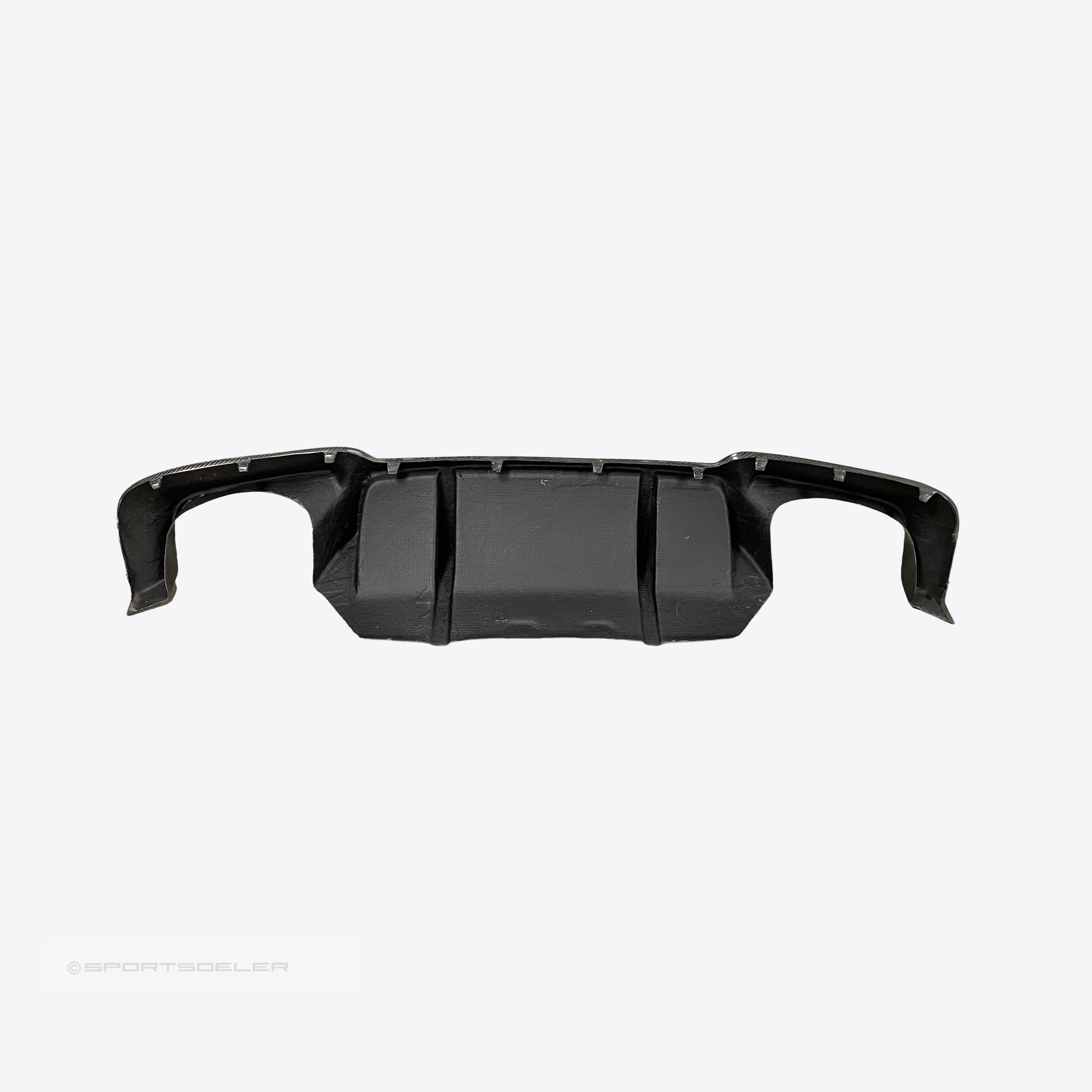 BMW F10 5-Serie Carbon Fiber Diffuser V-Style - Sportsdeler