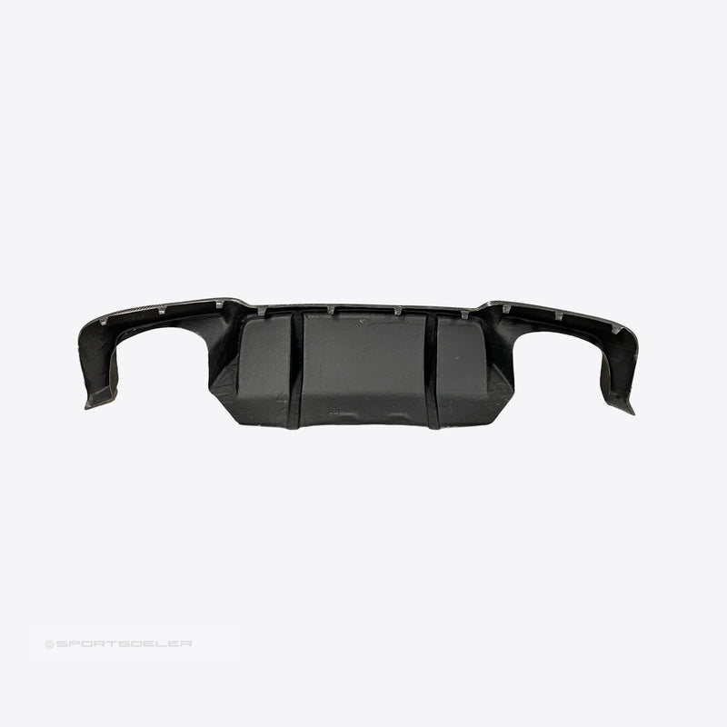 BMW F10 5-Serie Carbon Fiber Diffuser V-Style - Sportsdeler