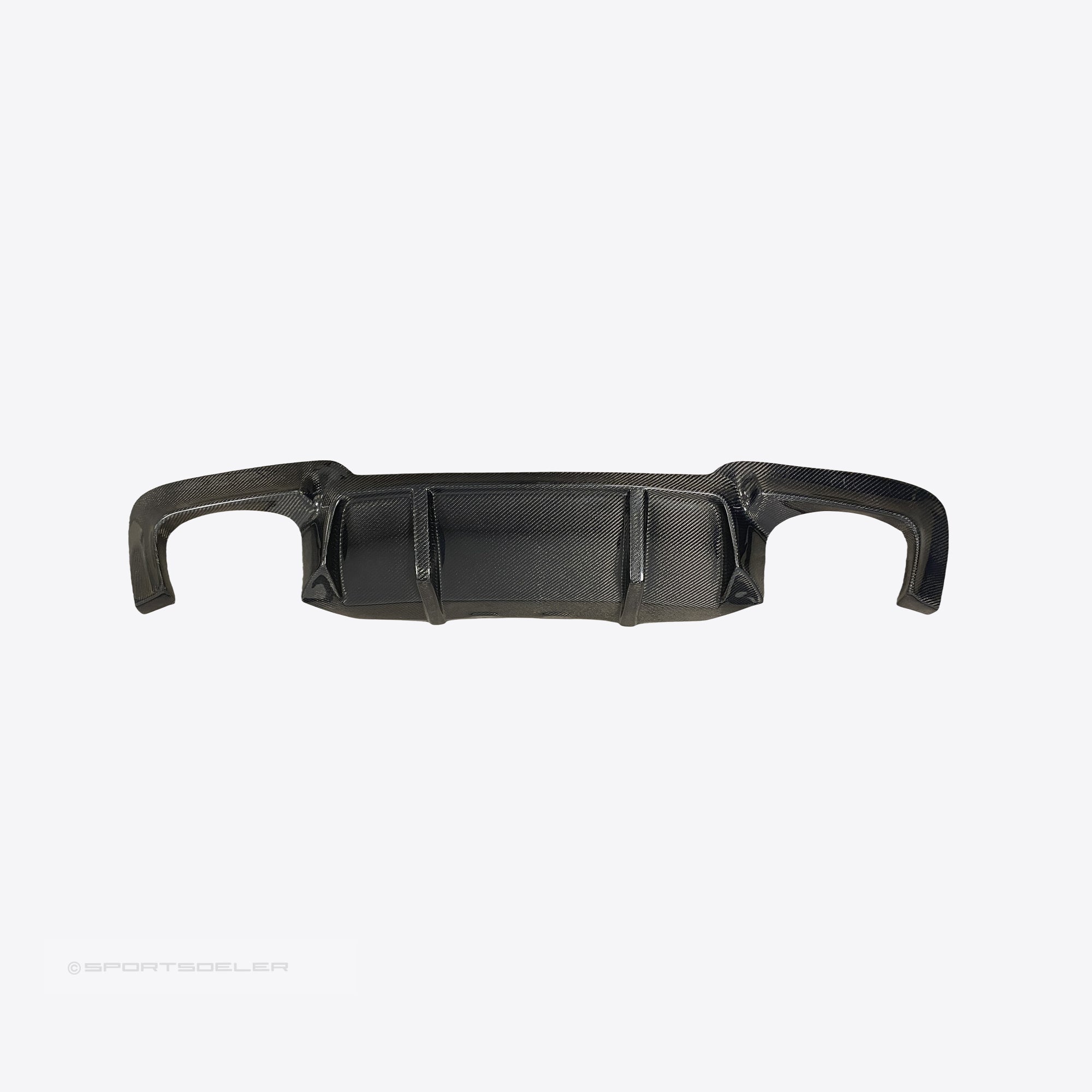 BMW F10 5-Serie Carbon Fiber Diffuser V-Style