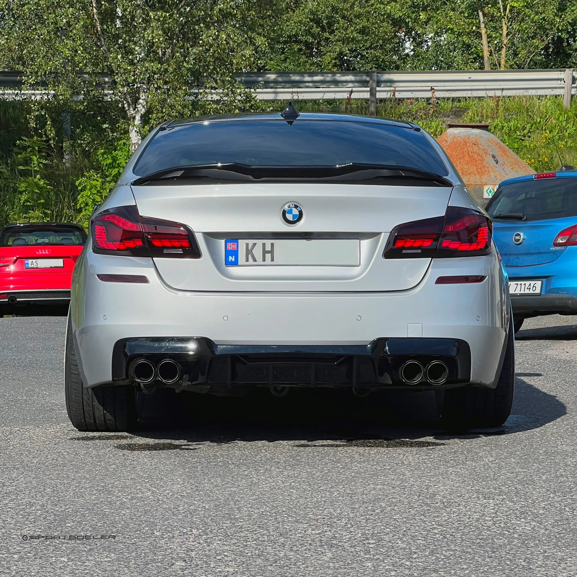 BMW F10 5-Serie Competition Diffuser