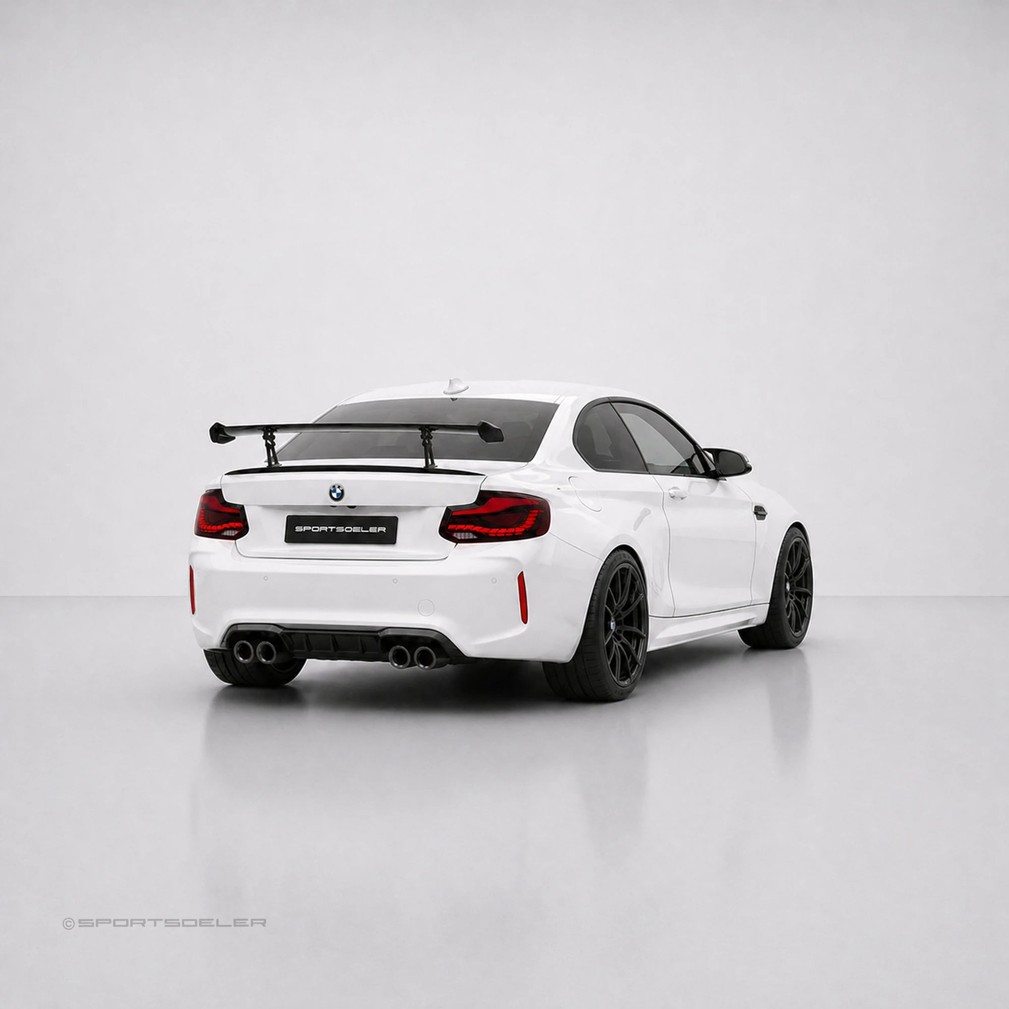 BMW F22/F23 & F87 M2 GTS OLED baklykter "Rød"