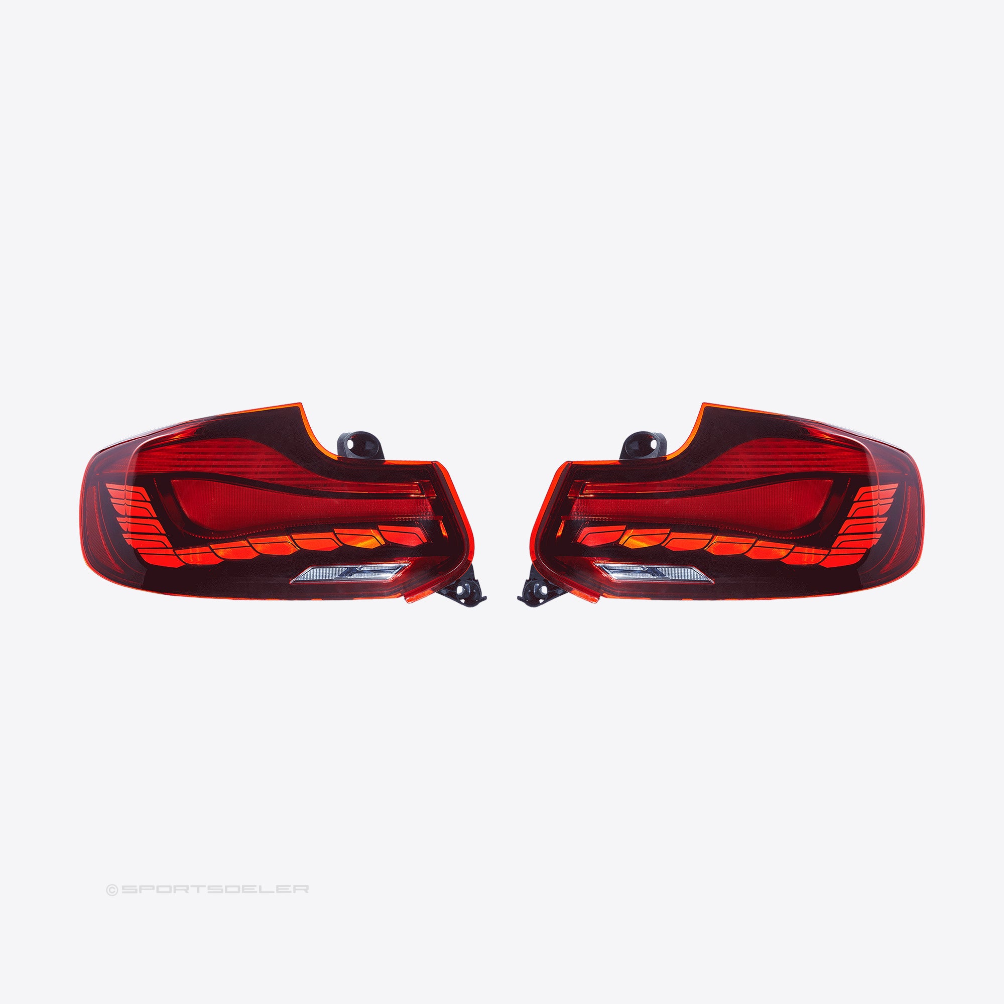 BMW F22/F23 & F87 M2 GTS OLED baklykter "Rød"