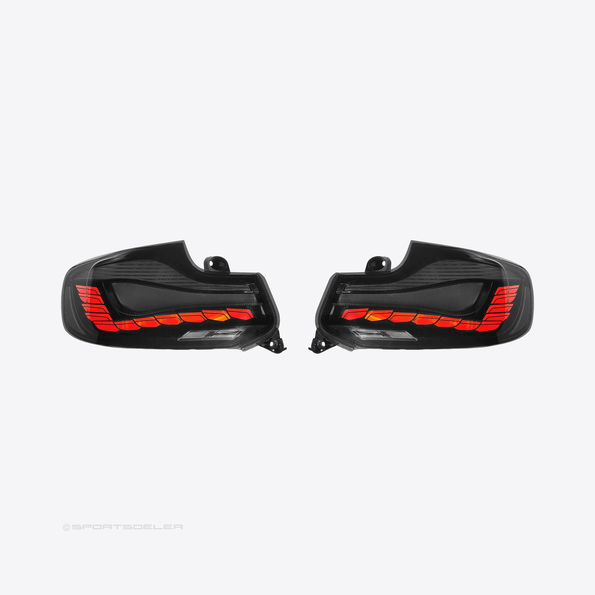 BMW F22/F23 & F87 M2 GTS OLED baklykter "Smoke"
