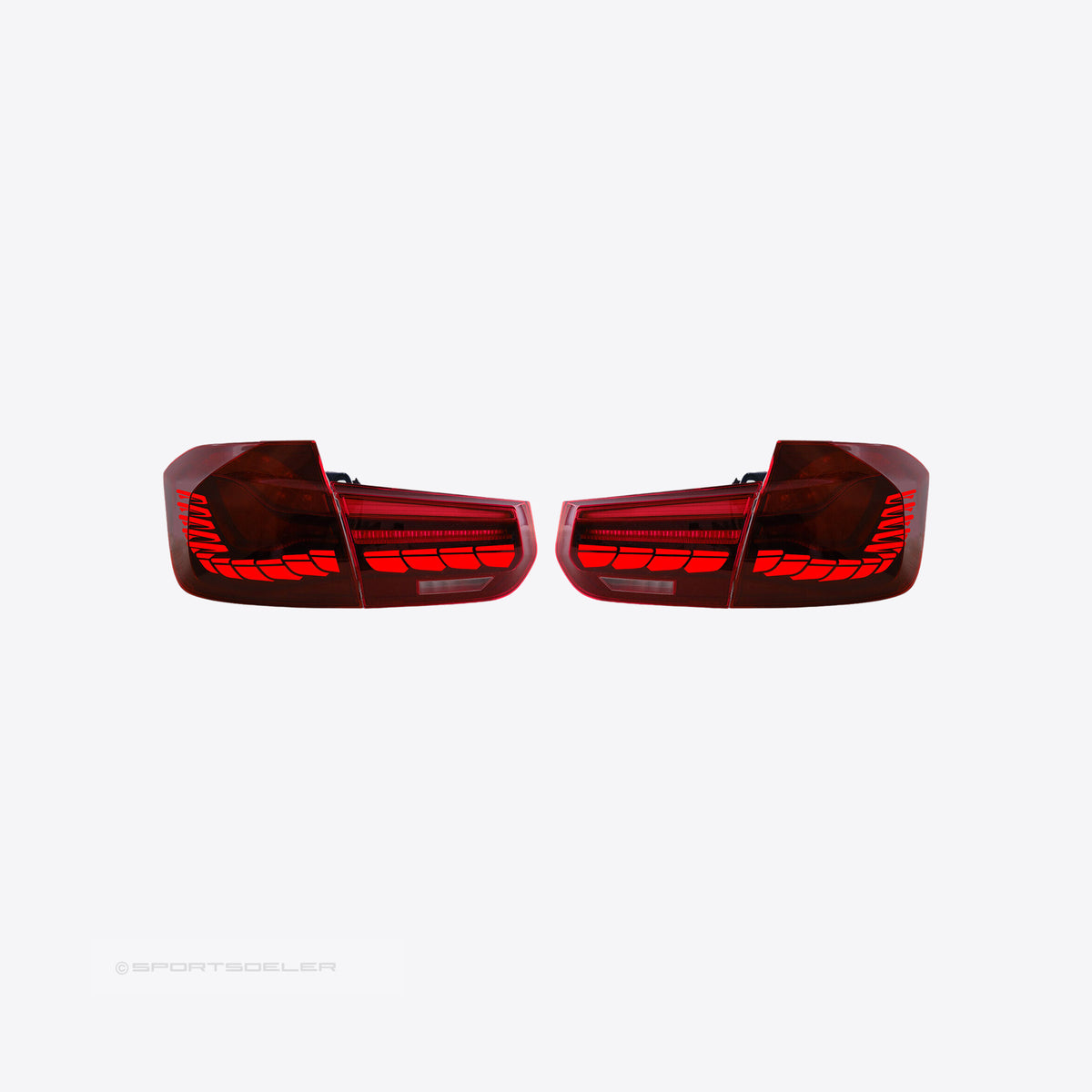 BMW F30 & F80 GTS OLED baklykter "Rød" - Sportsdeler