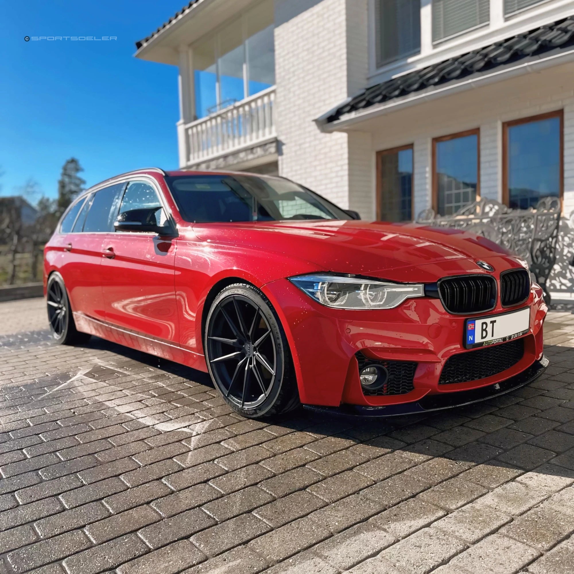 BMW F30 & F31 M3-Front Performance Frontleppe - Sportsdeler