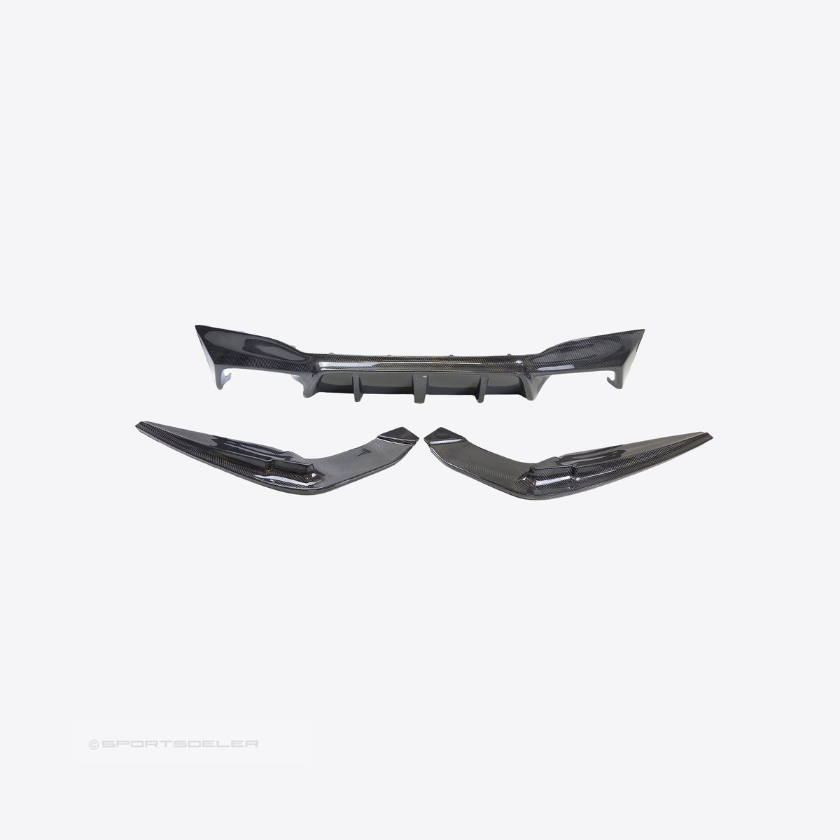 BMW F90 M5 Carbon Fiber 3D Diffuser V.1