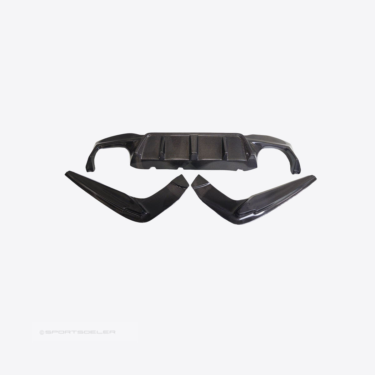 BMW F90 M5 Carbon Fiber 3D Diffuser V.1