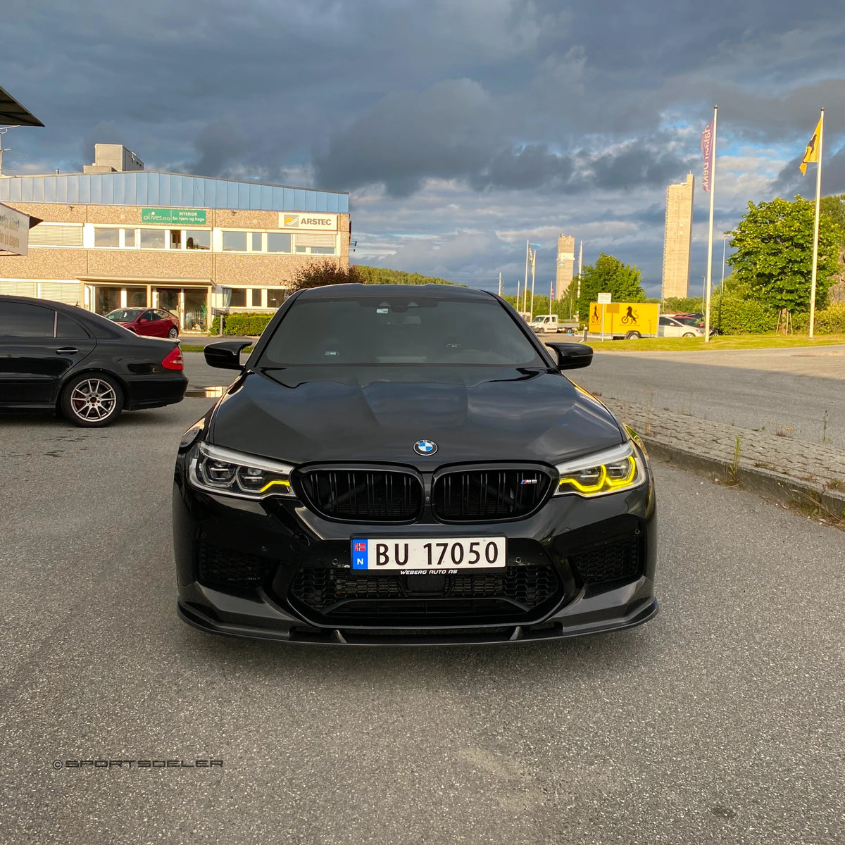 BMW F90 M5 Pre-LCI Carbon Fiber 3D frontleppe – bilde 3 | Sportsdeler