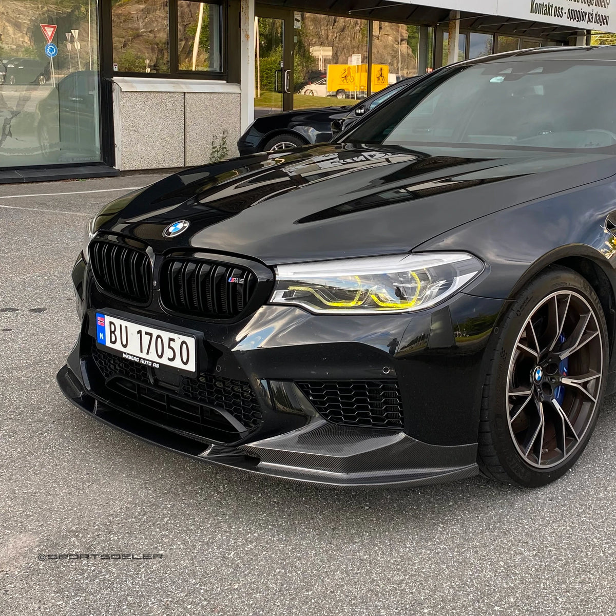 BMW F90 M5 Pre-LCI Carbon Fiber 3D frontleppe – bilde 4 | Sportsdeler