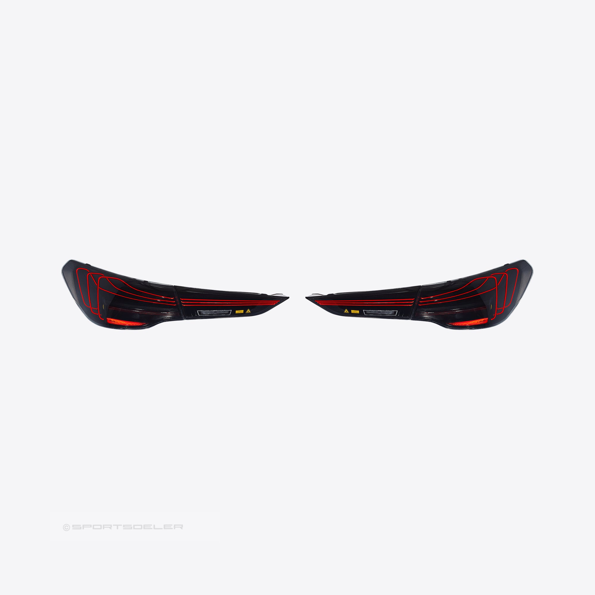 BMW G22/G23/G26 i4 & G82/G83 M4 Laser baklykter "Smoke"
