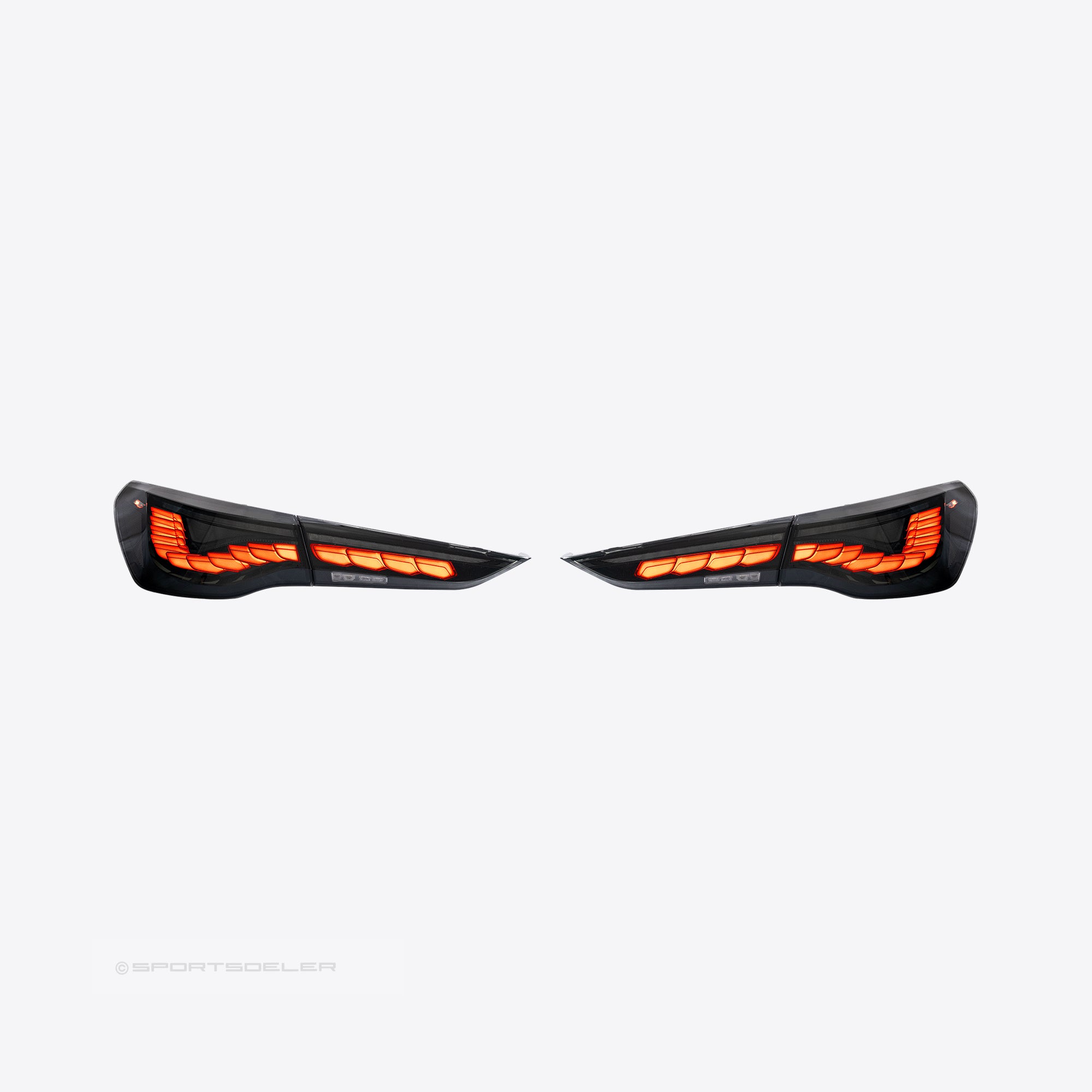 BMW G22/G23/G26 i4 & G82/G83 M4 GTS OLED baklykter "Smoke"