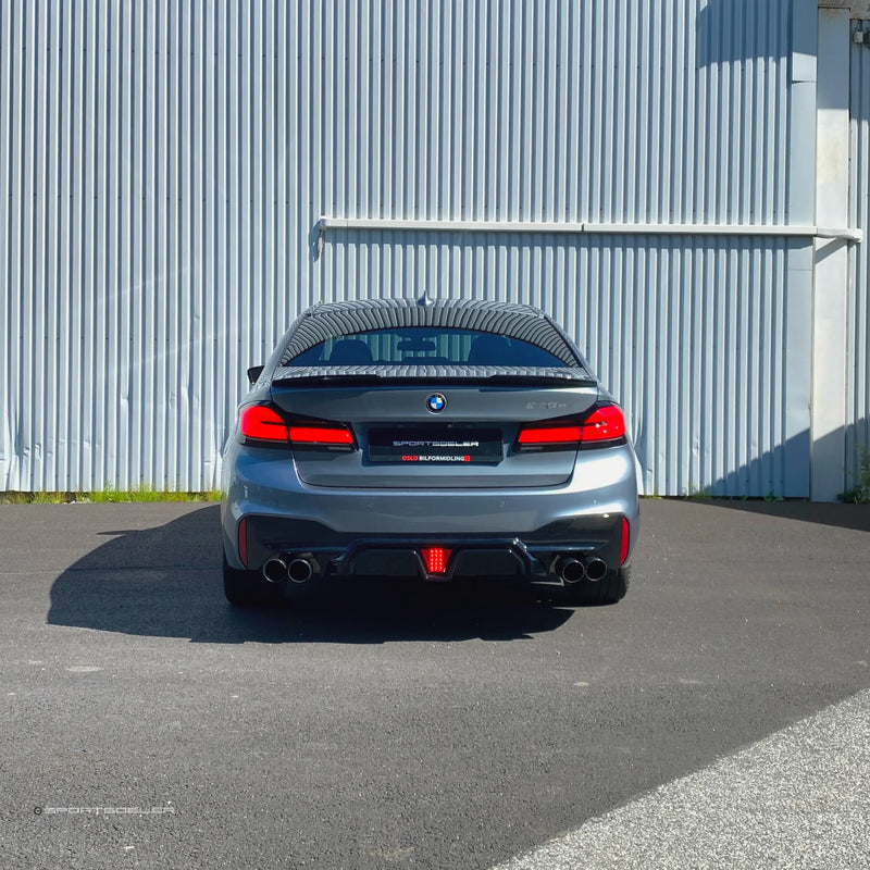 BMW G30 & G31 Gloss Black Eksos Endestusser - Sportsdeler