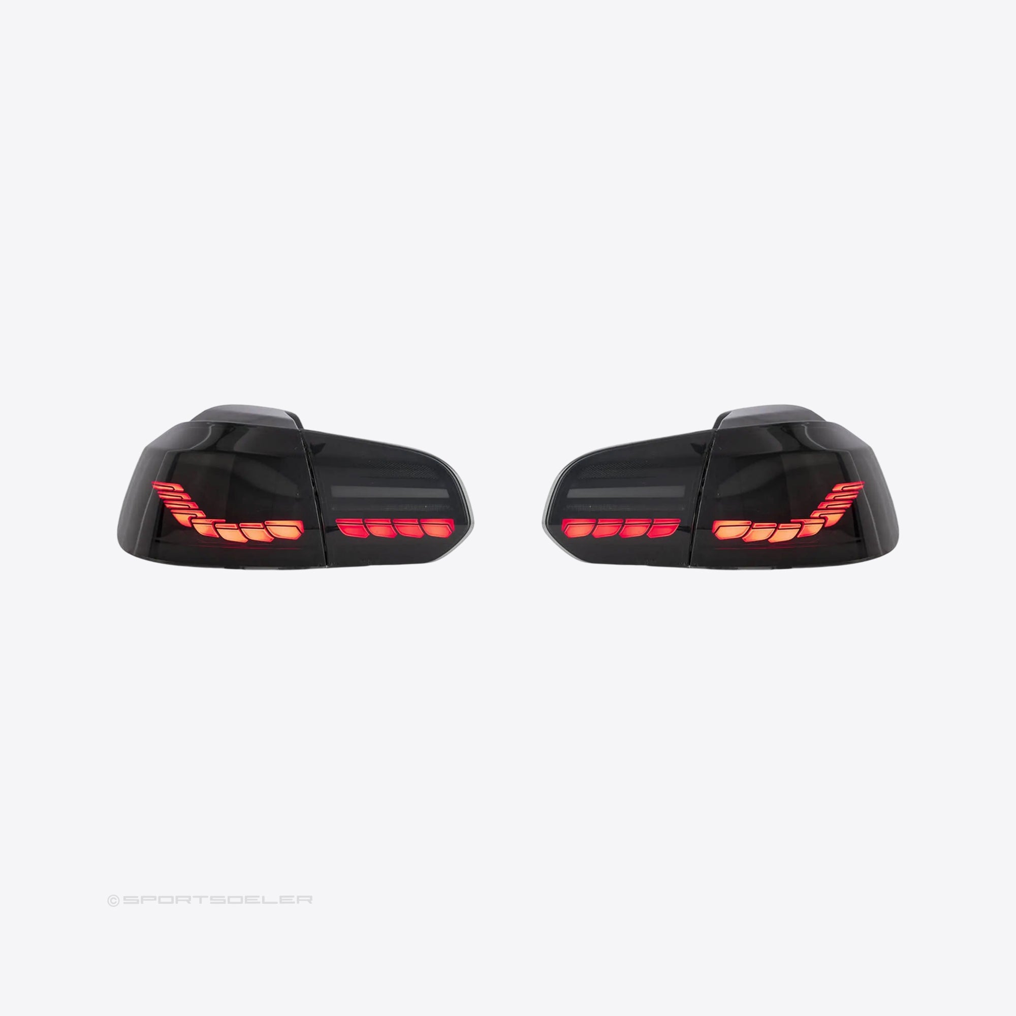 VW Golf 6 GTS OLED baklykter "Smoke"