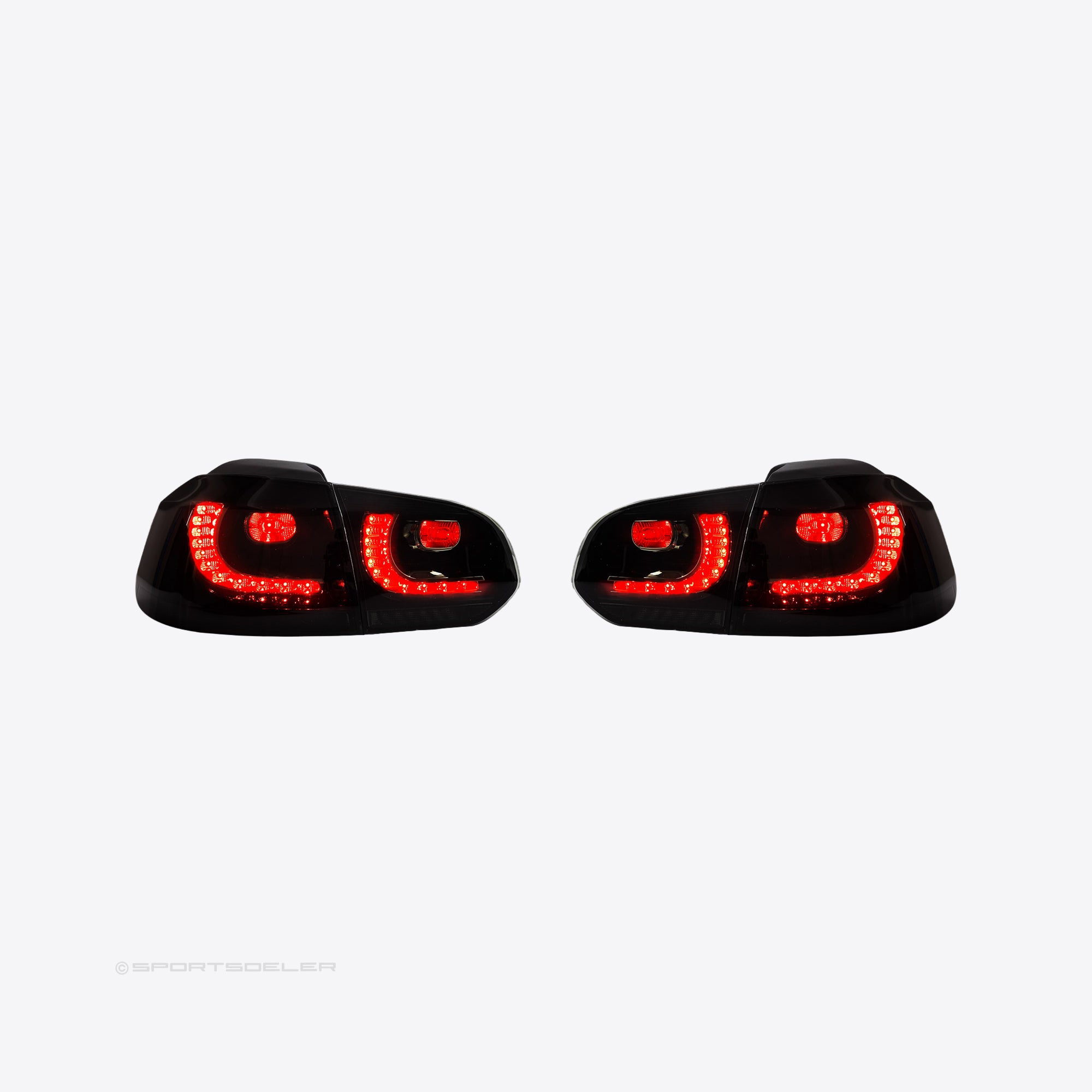 VW Golf 6 LED baklykter "Smoke"