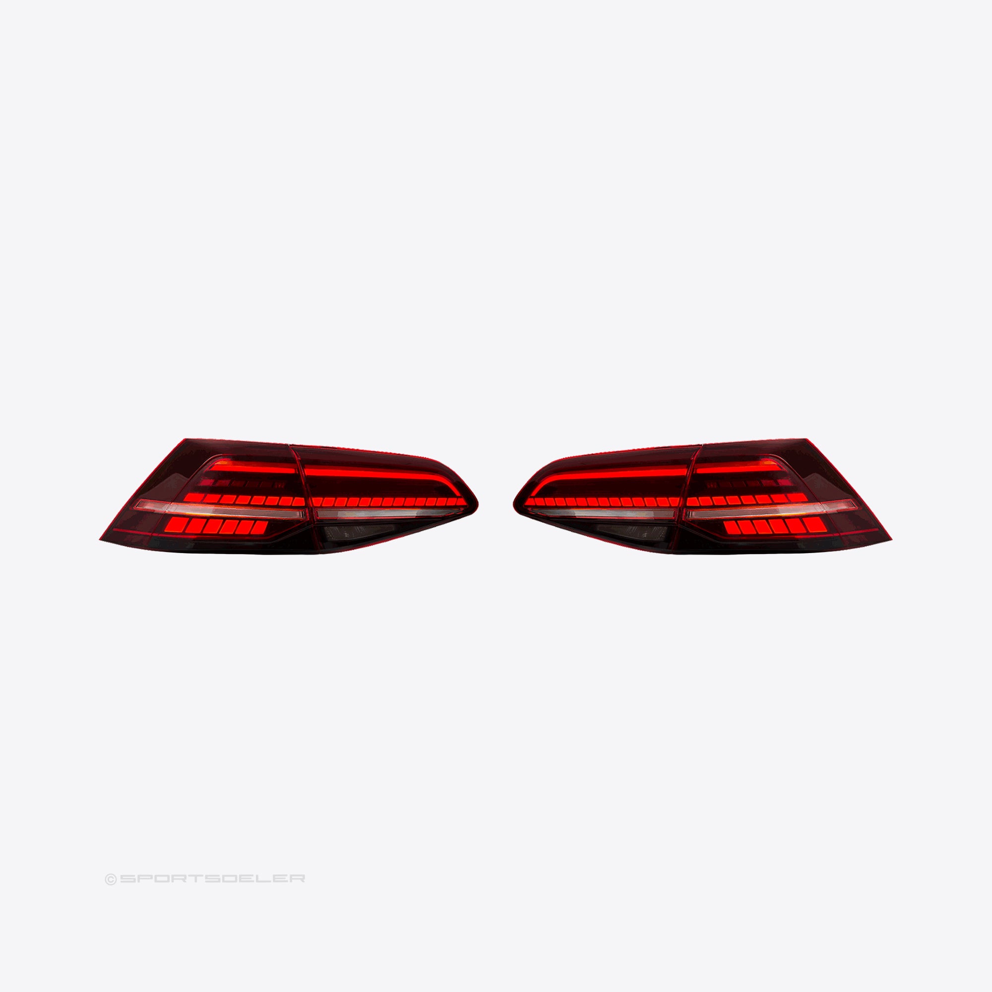 VW Golf 7 & 7.5 LED baklykter "Rød"