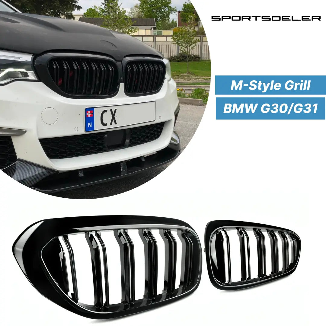 BMW G30/G31 5-Serie Pre LCI M-Style Grill - Sportsdeler