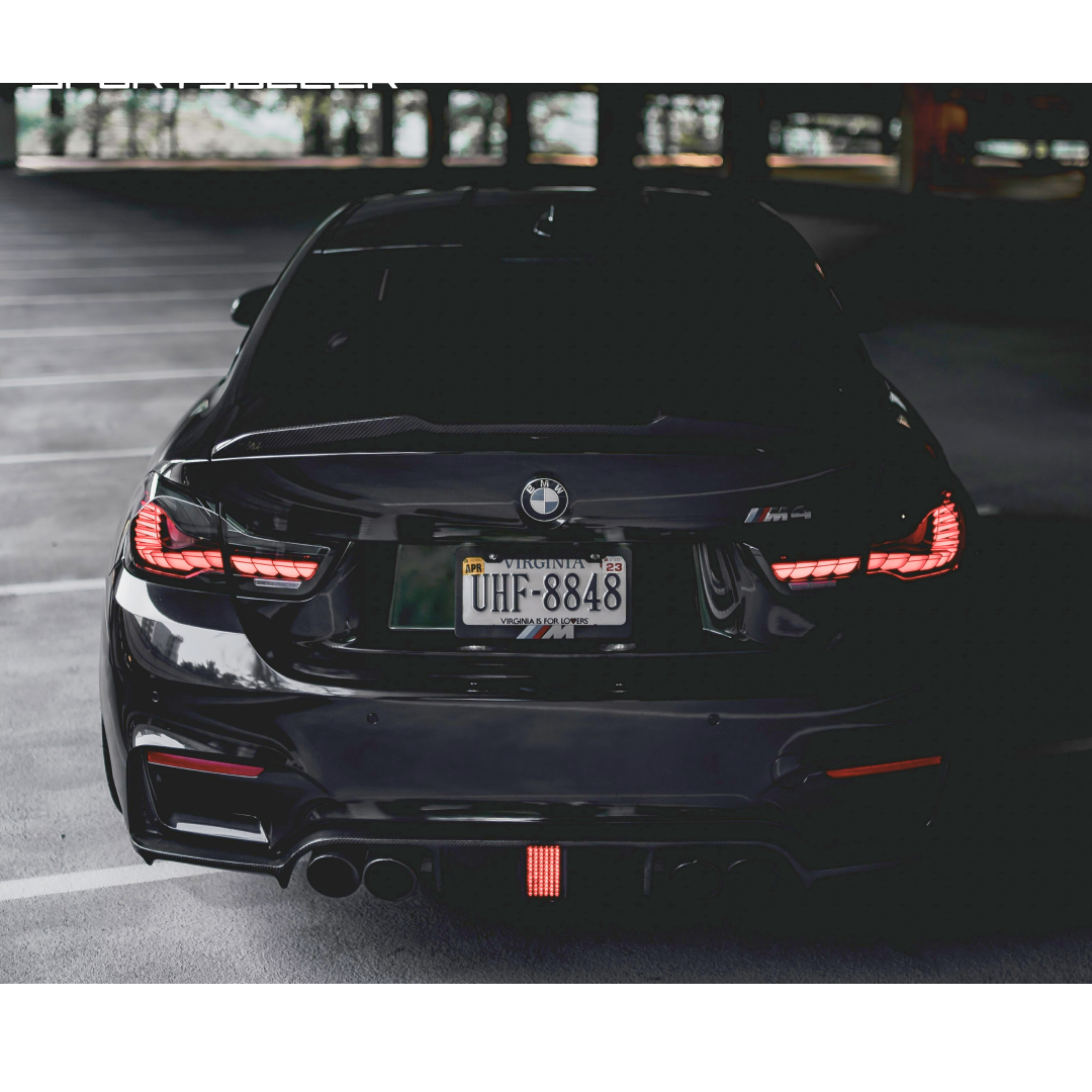 BMW F32/F33/F36 & F82/F83 M4 GTS OLED baklykter "Smoke" - Sportsdeler