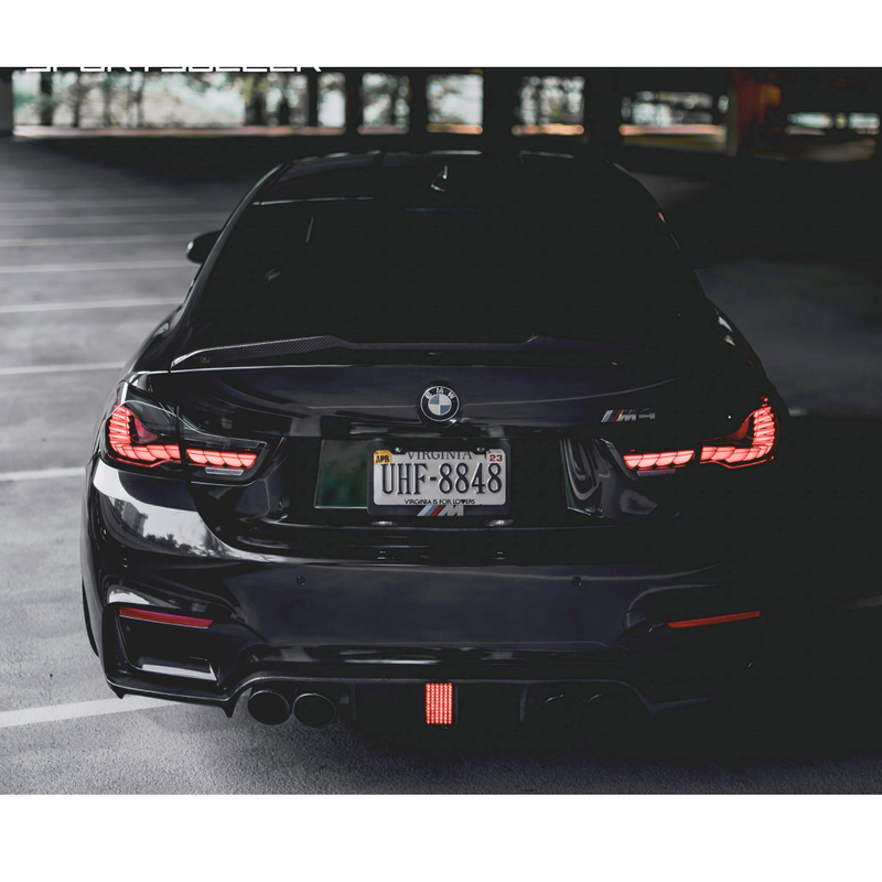 BMW F32/F33/F36 & F82/F83 M4 GTS OLED baklykter "Smoke" - Sportsdeler