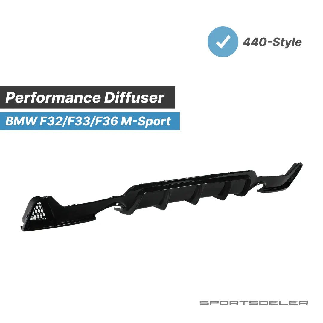 BMW 4-Serie F32/F33/F36 Performance Diffuser - Sportsdeler