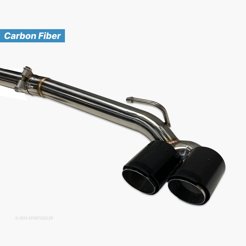 Dobbel Eksos BMW F30/F31 3-Serie LCI - Sportsdeler