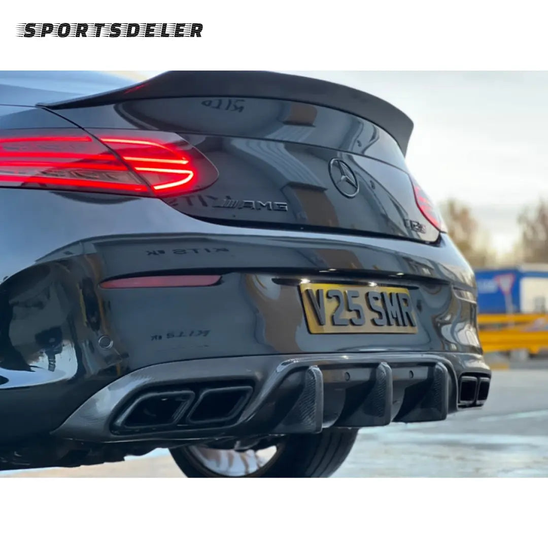 Mercedes Benz C205 C63 Coupe Carbon Fiber Diffuser - Sportsdeler