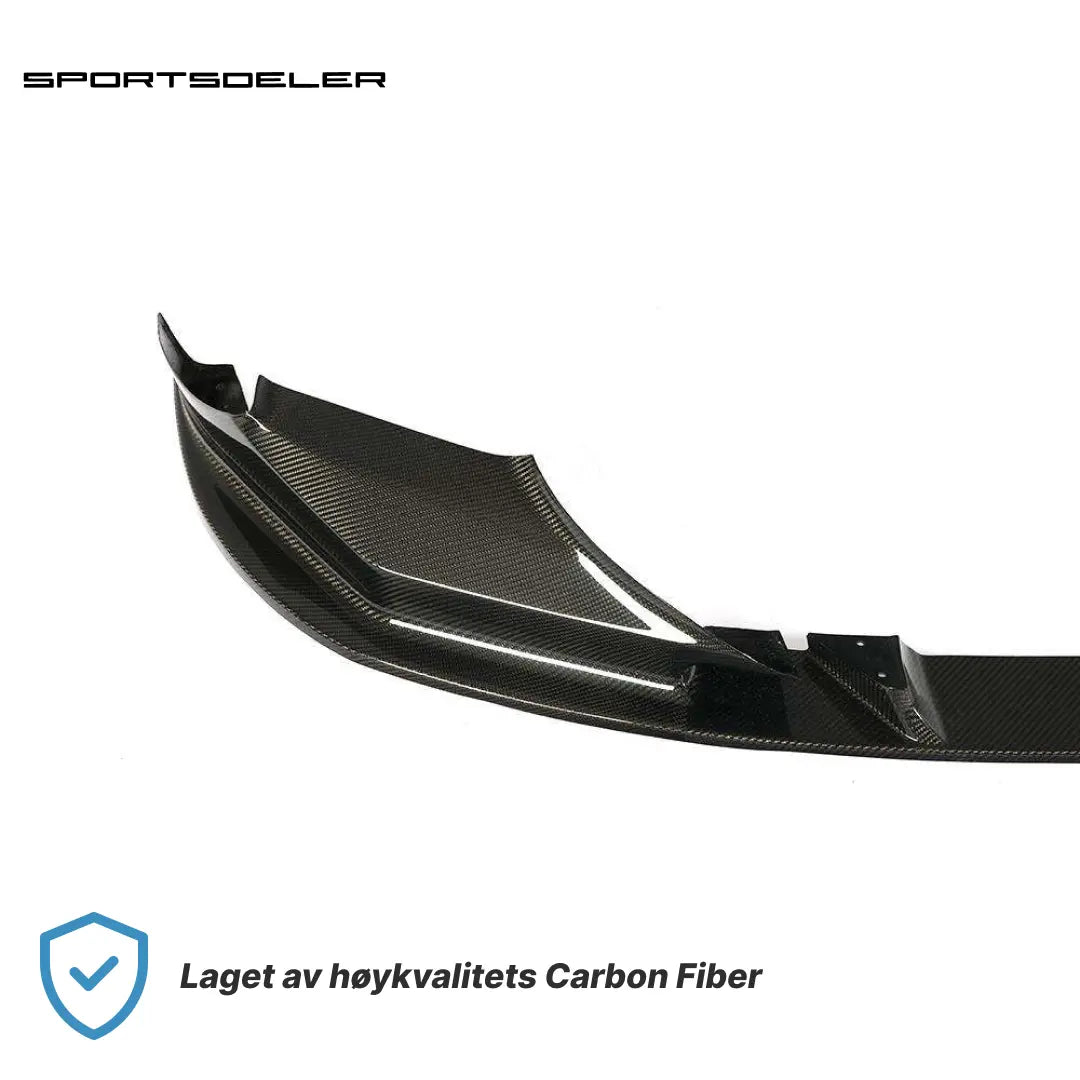 BMW F90 M5 pre-facelift Carbon fiber 3D frontleppe - Sportsdeler