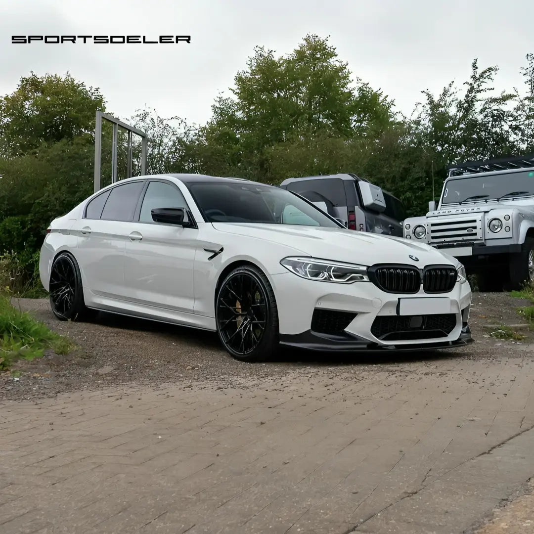 BMW F90 M5 pre-facelift Carbon fiber 3D frontleppe - Sportsdeler