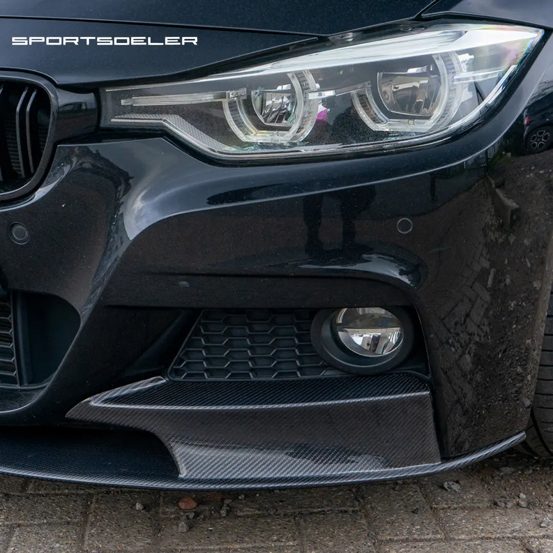 BMW F30/F31 3-Serie Performance Carbon Fiber Frontleppe - Sportsdeler