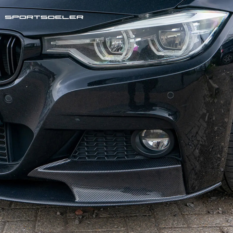 BMW F30/F31 3-Serie Performance Carbon Fiber Frontleppe - Sportsdeler