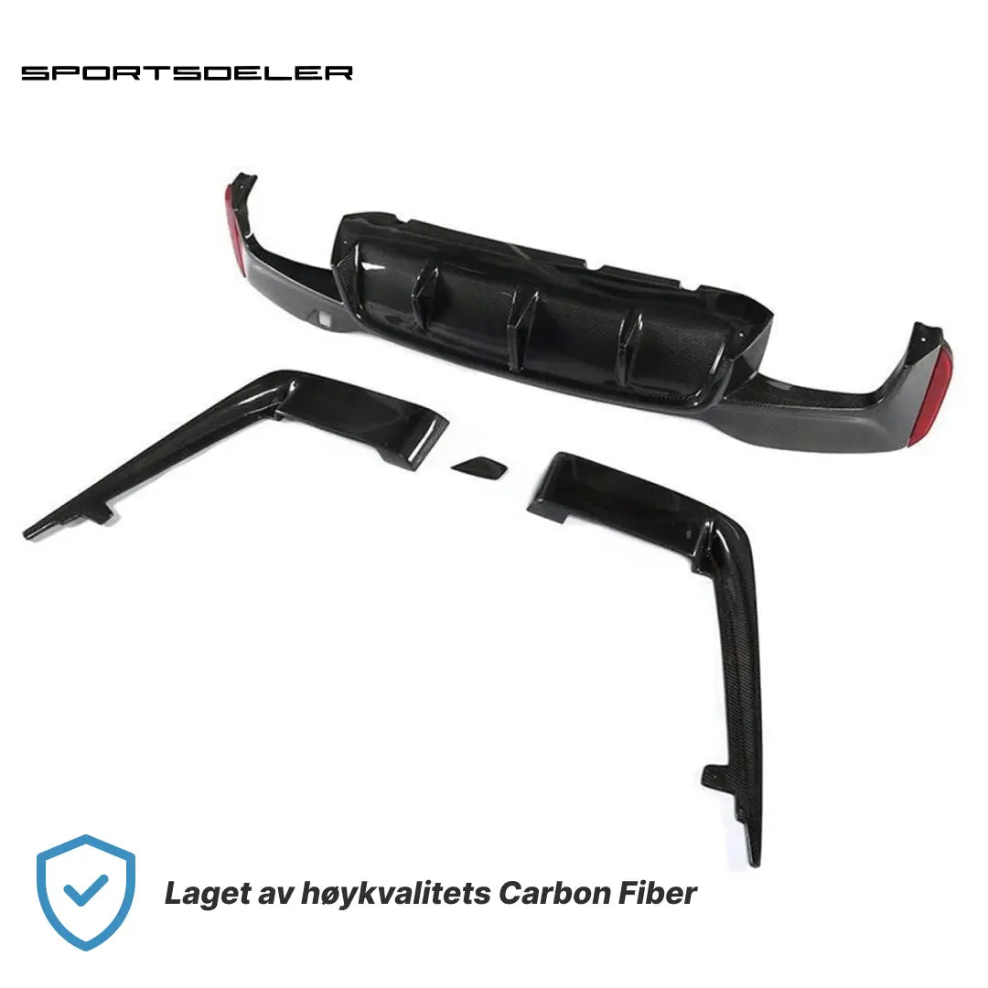 BMW F90 M5 Carbon fiber 3D Diffuser - Sportsdeler