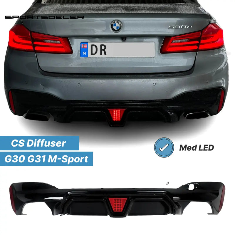 BMW G30/G31 5-Serie CS Diffuser - Sportsdeler