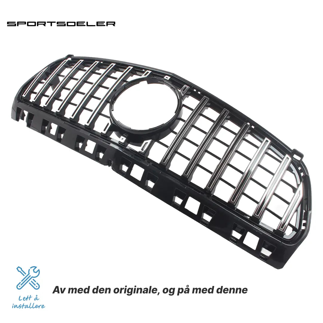 Mercedes Benz A-klasse W176 Pre Facelift GT Grill "Chrome" - Sportsdeler