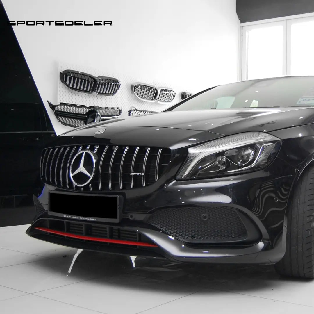 Mercedes Benz A-klasse W176 Pre Facelift GT Grill "Chrome" - Sportsdeler