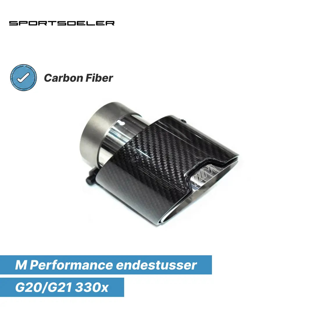 BMW 3 Serie G20/G21 330x M Performance Carbon Endestusser - Sportsdeler