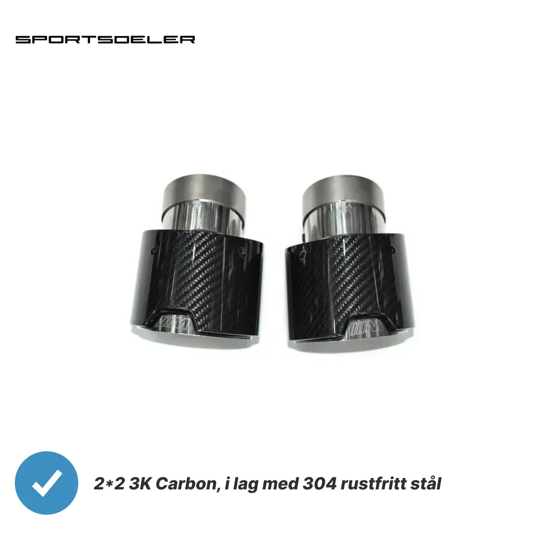 BMW 3 Serie G20/G21 330x M Performance Carbon Endestusser - Sportsdeler