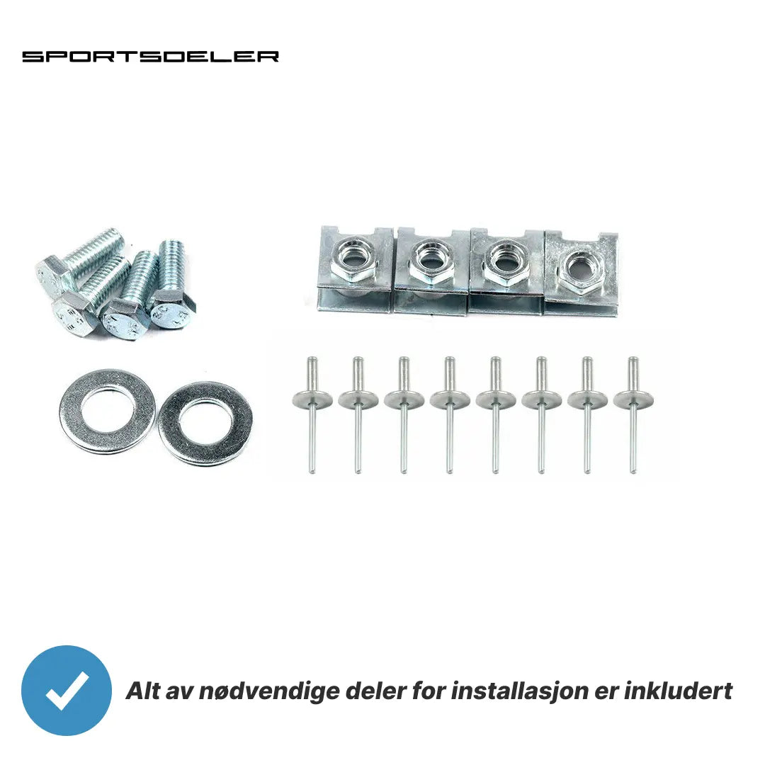C63 Look Endestusser Mercedes Benz C-klasse W205/S205/C205 Pre Facelift AMG - Sportsdeler