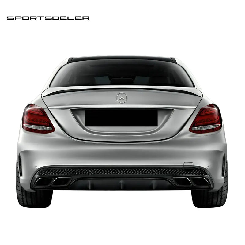 C63 Look Endestusser Mercedes Benz C-klasse W205/S205/C205 Pre Facelift AMG - Sportsdeler