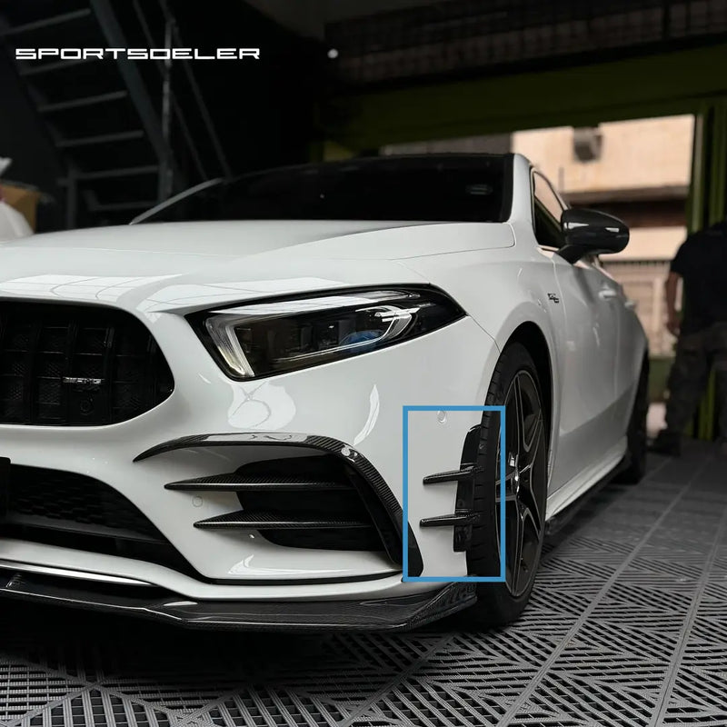 Mercedes Benz A-Klasse AMG W177 Front Canard - Sportsdeler