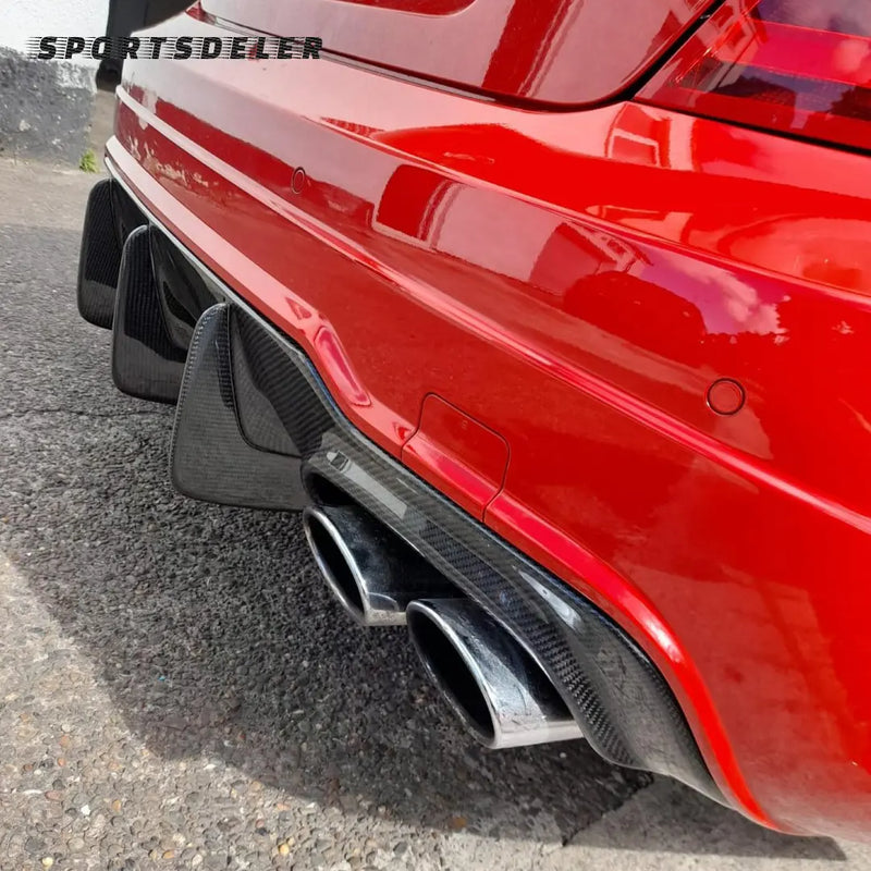Mercedes Benz W204 C63 Carbon Fiber Diffuser - Sportsdeler